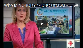 Who is NOBODY? on CBC News Toronto