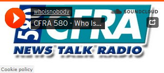 CFRA 580 radio with Who Is NOBODY?