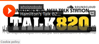 Talk 820 radio with Who Is NOBODY?